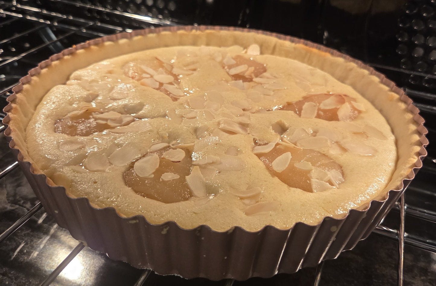 French Frangipane Pear Tart