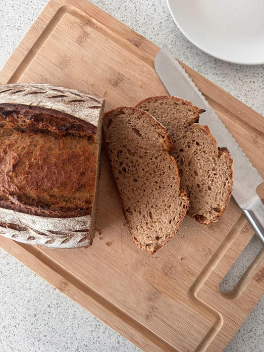50/50 Organic Rye Sourdough