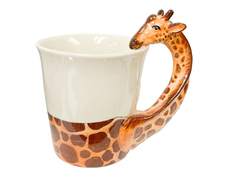 Hand-Painted 3D Animal Mugs | Handmade Ceramic Mugs