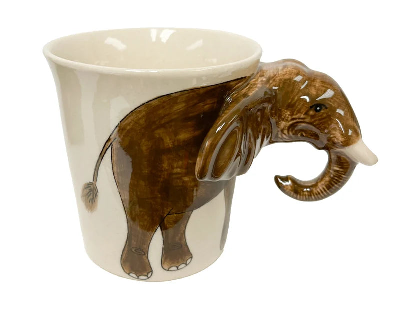 Hand-Painted 3D Animal Mugs | Handmade Ceramic Mugs