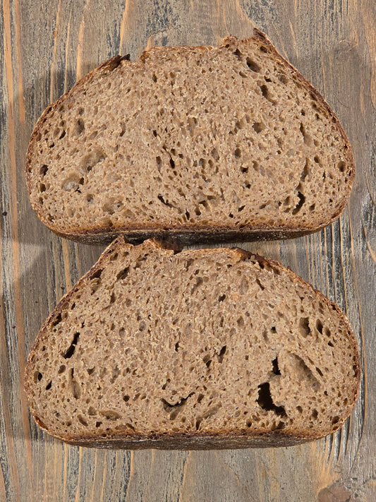 50/50 Organic Rye Sourdough